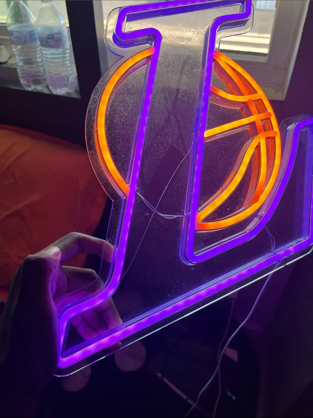 Los Angeles Lakers Neon Logo Light